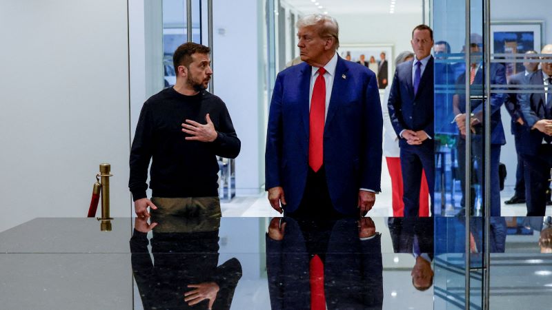 ইউক্রেনে সহায়তা কমানোর ঘোষণার পর ট্রাম্পের প্রশংসায় জেলেনস্কি